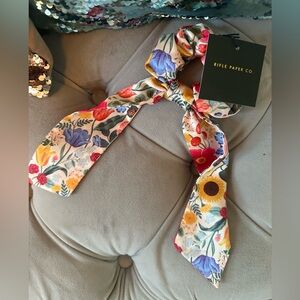 Rifle Paper Co. Silky Hair Scarf Scrunchie